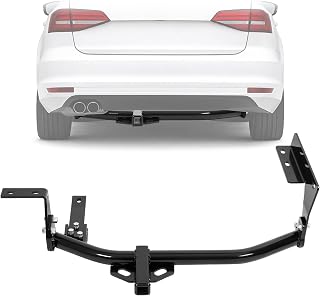 Class 1 Trailer Tow Hitch, 1.25 Inch Receiver Compatible with 2005-2018 Volkswagen Jetta Sedan 2010-2014 Volkswagen Golf Wagon Canada
