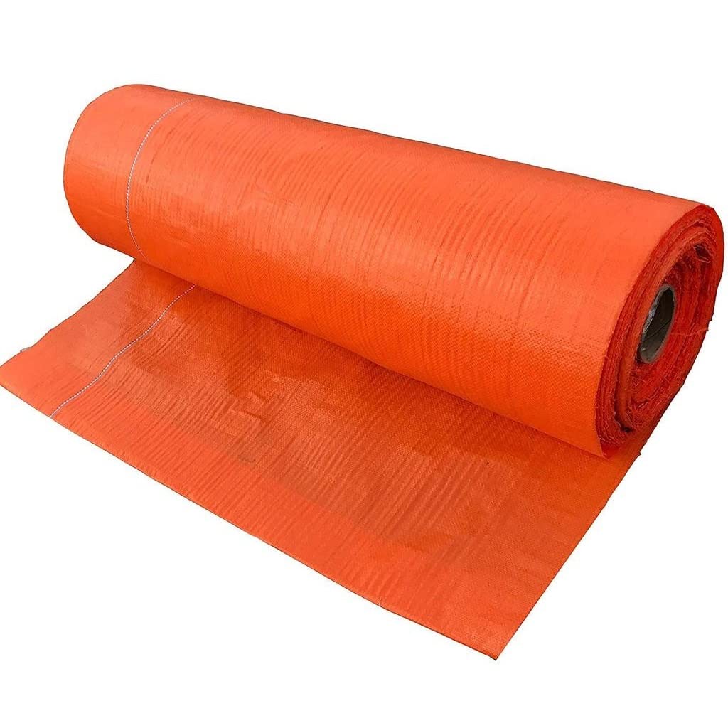 Orange Silt Fence Fabric Rolls (3 ft x 500 ft) - Sediment and Erosion Control - Temporary Fence for Construction Job Sites (Commercial Grade - 1.8 oz Thick, 1)