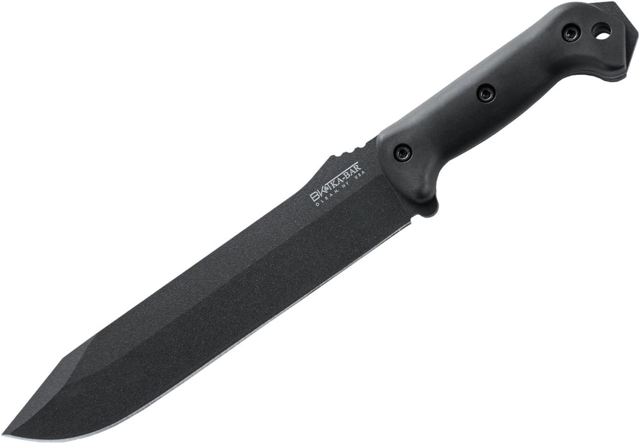 Ka-Bar Becker BK9 Combat Bowie Fixed Blade Knife , Black : Fixed Blade Camping Knives : Sports & Outdoors