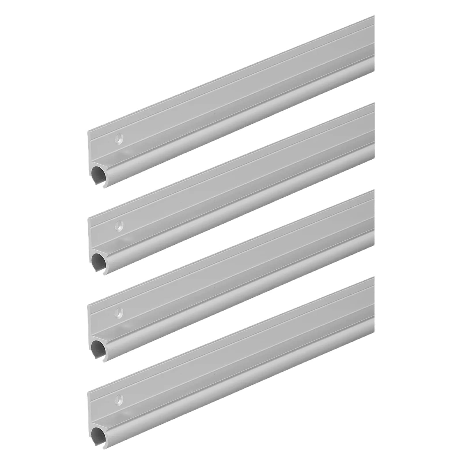 APT 4 x Kederschiene Aluminium Zeltschiene Kederleiste 180° 100 x 2,6 cm Kederprofil Wohnwagen Wohnmobil