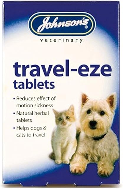 SIPW Travel-Eze Tablets For Dogs & Cats Johnsons Natural Herbal Tablet (Travel-eze)
