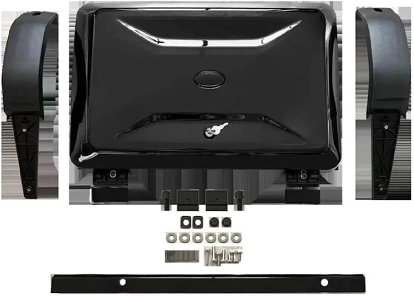 Off Road 4x4 Modified Accessories Side Window Tool Box Luggage Box for 2020+ Compatible for Defender 90 110 130 Externa Storage Box(Black)