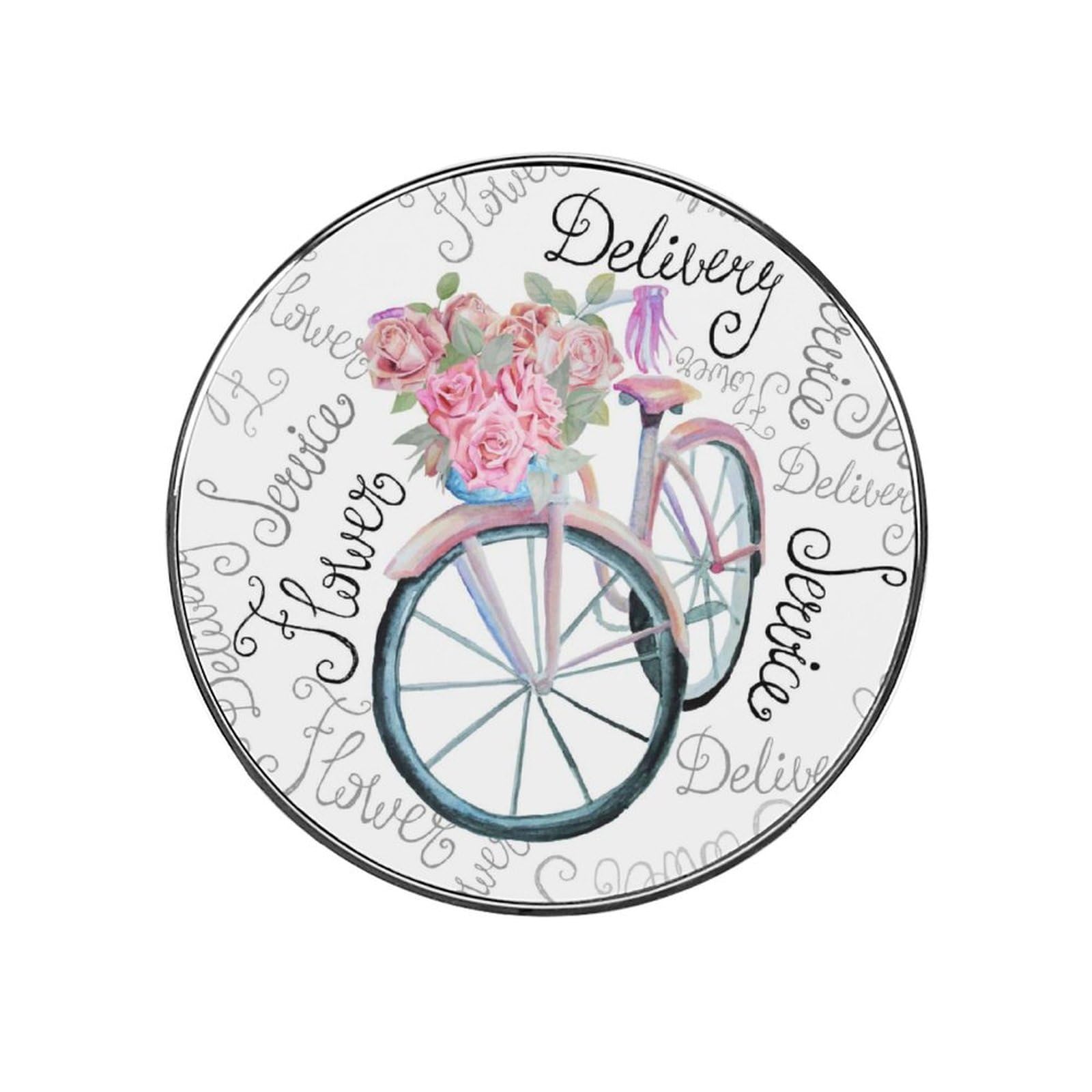 Flower Bicycle Magnets For Fridge Kitchen Decoration For Refrigerators Whiteboards