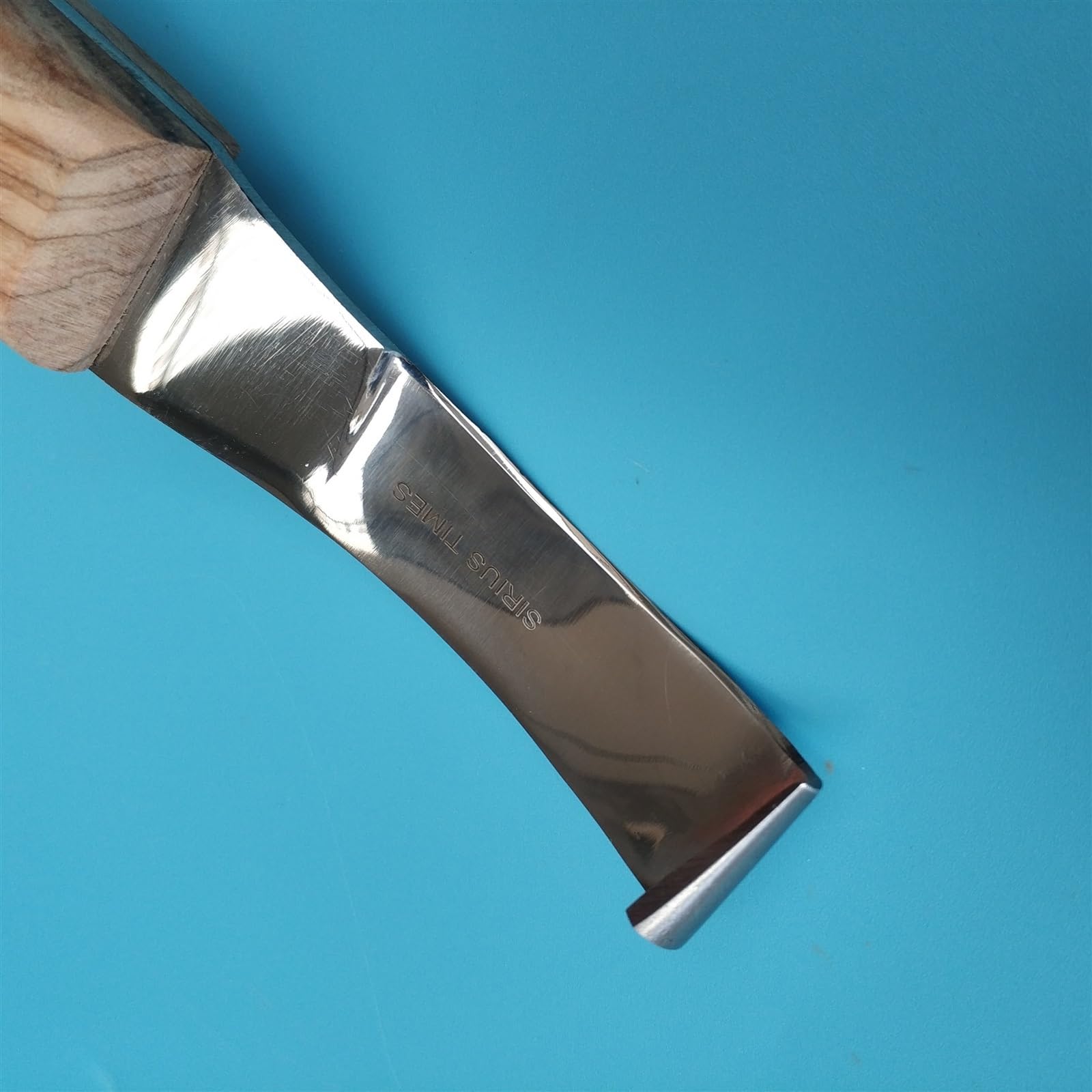 Rechts- oder linkshändiges Hufmesser mit Holzgriff, Hufschmied-Werkzeuge, Hufbesatz, Hufeisen-Reparaturwerkzeuge