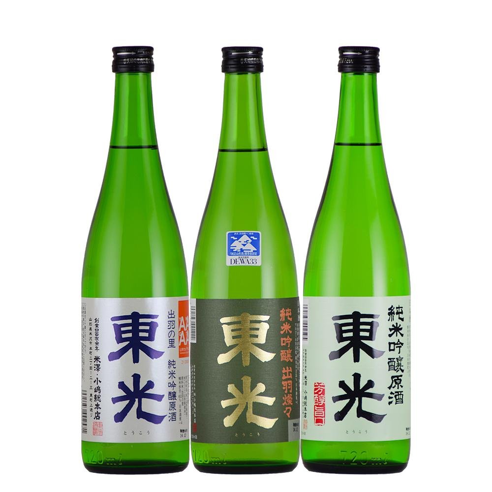 東光 純米吟醸3本セット 日本酒 地酒 小嶋総本店 飲み比べ 山形 純米吟醸