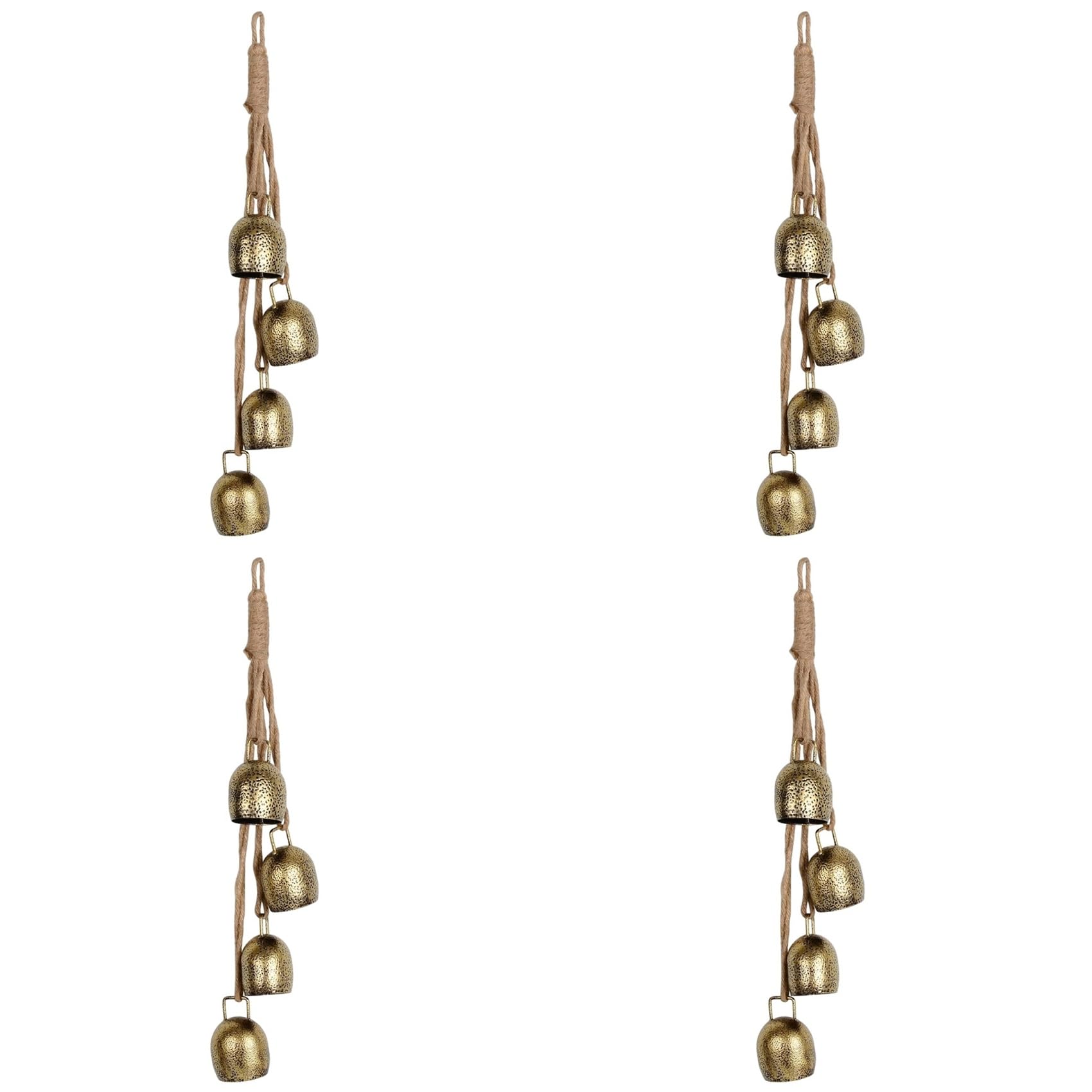 Hndhbfgrt 4X Christmas Cow Bells, Bell, Rustic Metal Bells Christmas Tree Hanging