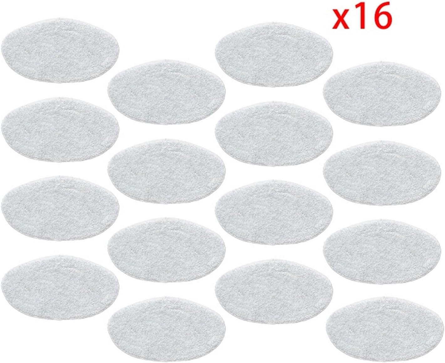 Replacement Microfibre Mop Rags,Compatible For Polti Kit Vaporetto PAEU0332 ，Steam Vacuum Cleaner ，Spare Part Accessories Washable Mop Cloth(16pcs)