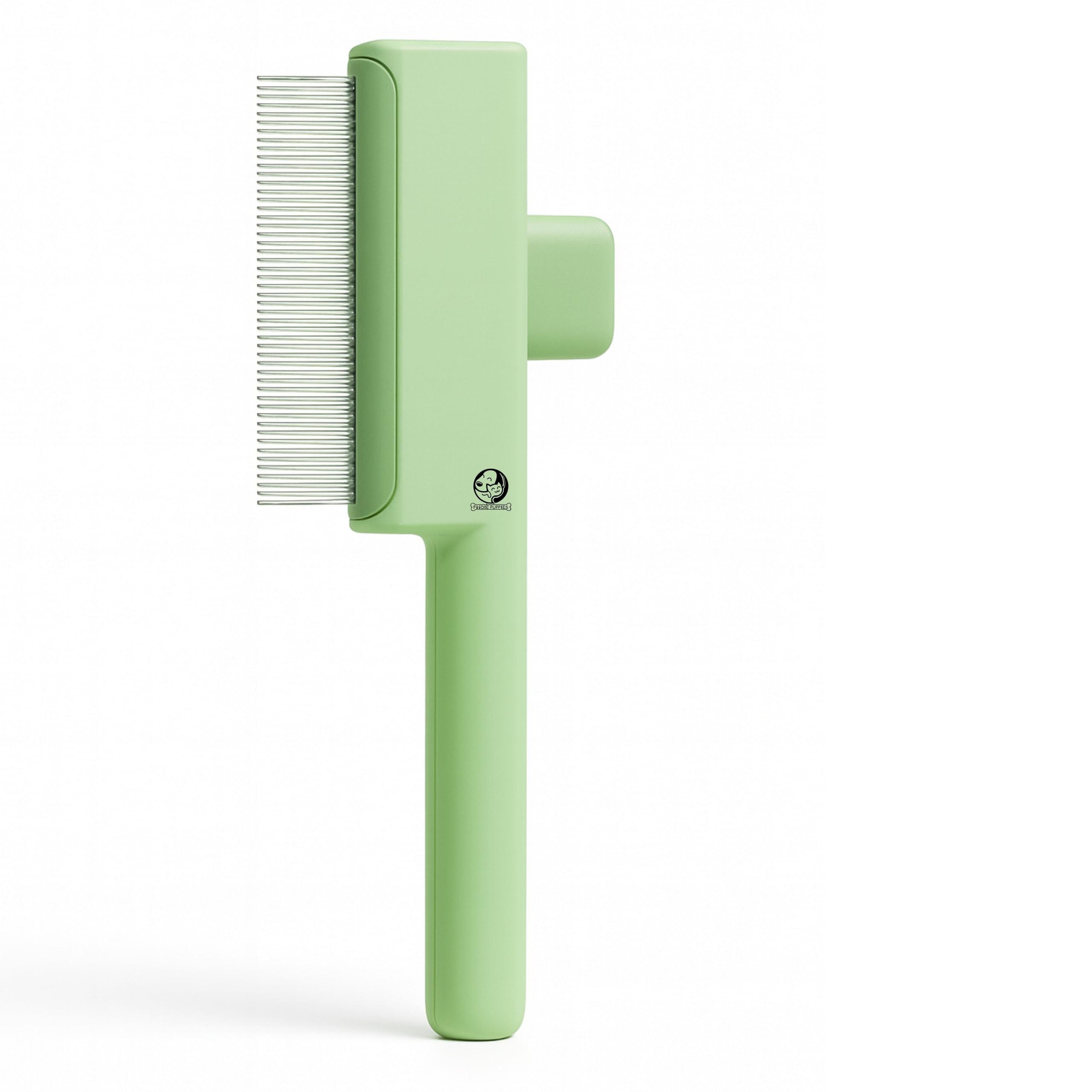 Foodie Puppies Pet Flea Grooming Comb for Dogs & Cats - (Flea Tick Comb) | Stainless Steel Fine-Tooth Tick & Flea Comb | Self-Cleaning Tool for Removing Ticks, Lice, Tear Stains & Nits-image-46