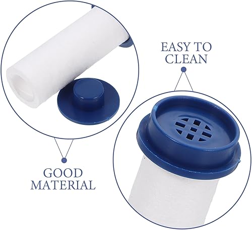 Miniatura 7 de 6 filtros de repuesto de cabezal de ducha de núcleo de algodón PP de alta presión para agua dura, cartuchos de filtración fáciles de reemplazar,