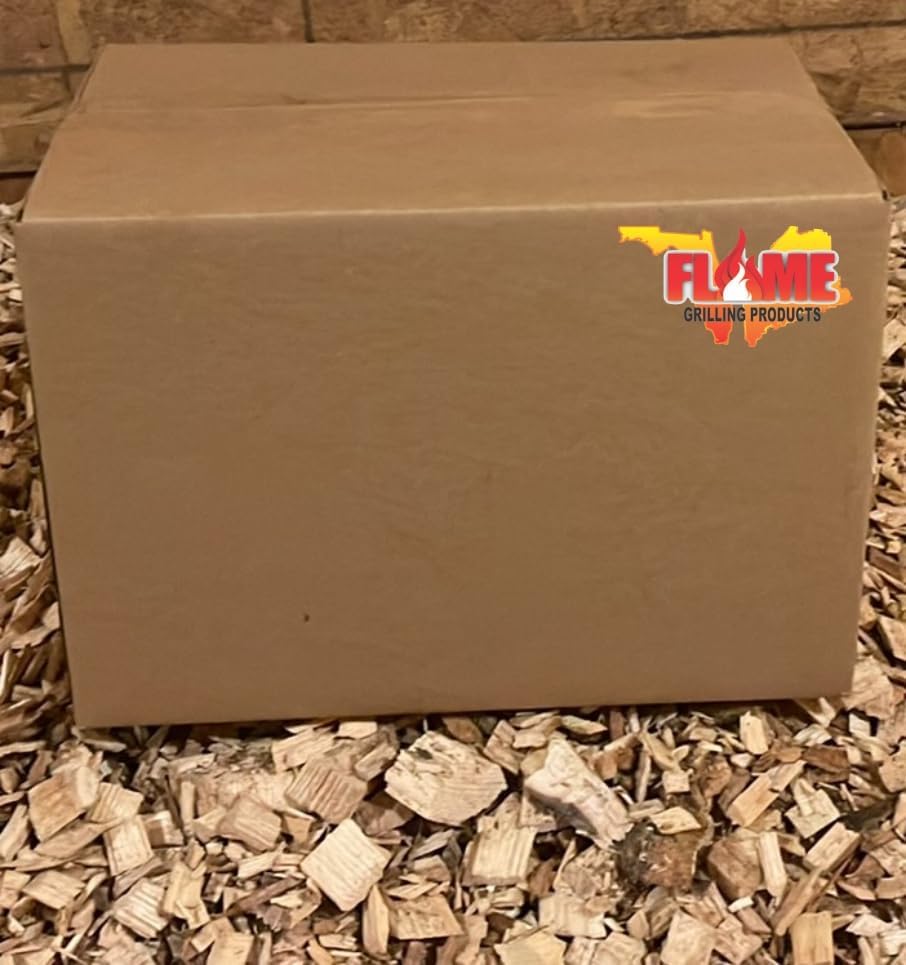 Bulk Maine Atlantic Hickory Smoking Chips - 12x8x8 Box, Approx 10lbs