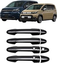 MEKOMEKO FDM-LSB Compatible Model Freed GT Series Door Handle Cover, Door Knob Cover, Door Panel, Garnish, Exterior, Nail Prevention, Special Design for Vehicles, ABS Material, 8 Pcs, Easy to Install, Freed June 2024 ~ [Piano Black]