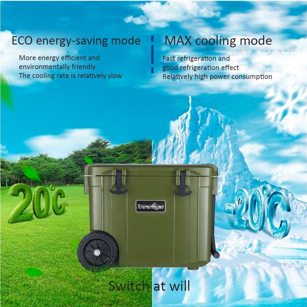 Refrigerador portátil del vehículo de la Alta Capacidad del refrigerador 12/24v del Coche, para Acampar el Barco Interior al Aire Libre de la Furgoneta Camper,45l