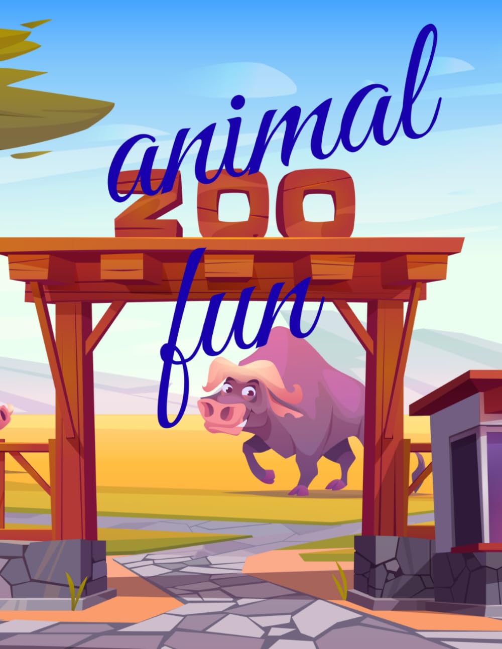 Animal Zoo Fun: A Toddler Animal Zoo Fun - coloring, dot-to-dot, maze activities for boys and girls