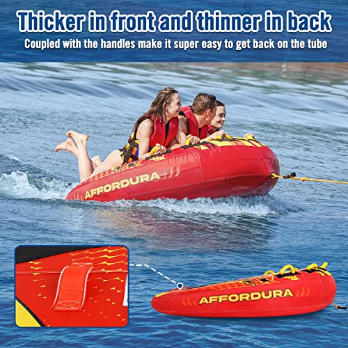 Image of Affordura Towable Tubes for Boating Tubes for Boats to Pull, 75 inch, 1-3 Rider