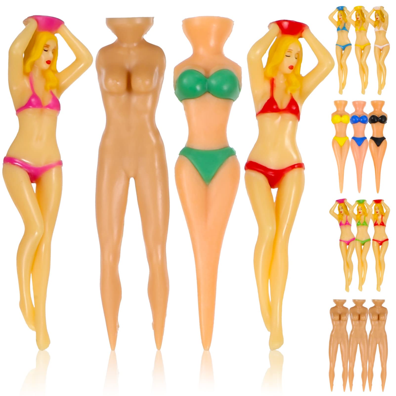 BESPORTBLE 16 Pcs Ball Funny Golf Accessories Golfs Training Accessories Golf Accessories for Men Funny Golf Training Tees Funny Golf Tees Funny Golf Golf for Men