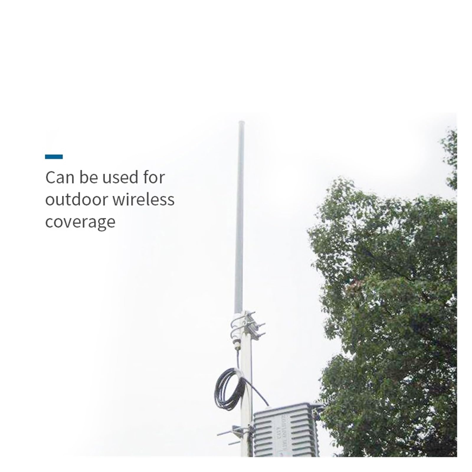 Antena Wifi De 5,8 GHz For Exteriores, Conector NJ, Alta Ganancia, 10 DBi, LTE, Largo Alcance, Resistente Al Agua, For Enrutador, Módem Cobertura más amplia(TX5800-BLG-40)