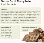 Superfood Complete, aliments pour chiens adultes séchés à l'air - Protéines élevées, Zéro remplissage, BADLANDS RANCH La nutrition des superaliments par Katherine Heigl (680 Grams, viande bovine)