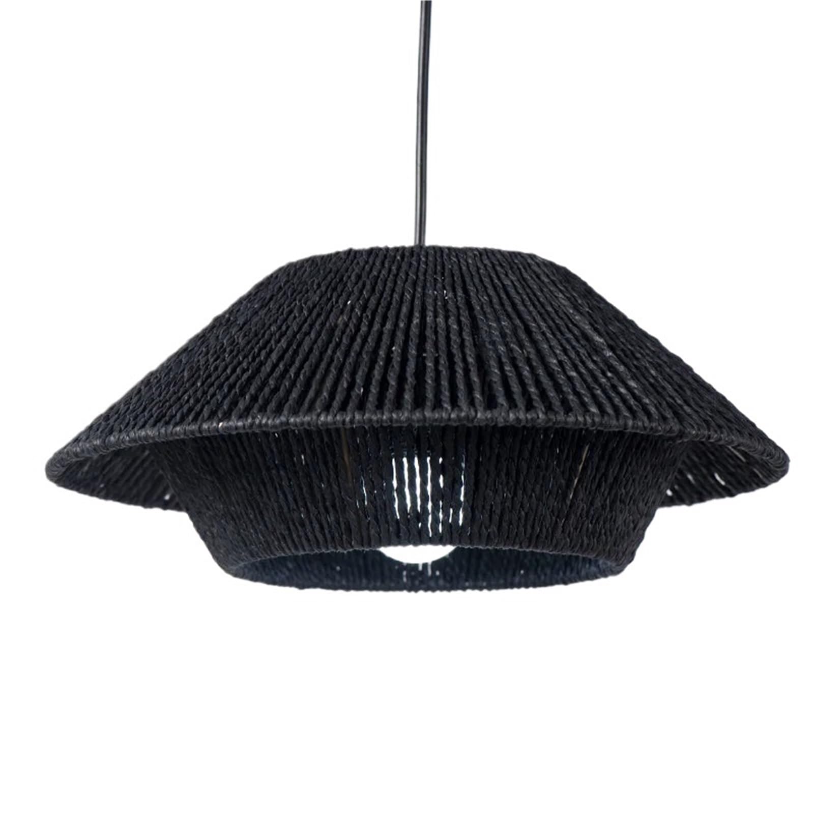 Lopjggyf Black Lampshade For Hotel Restaurant Hanging Lamp Decor Handmade Vintage Handcrafted For Lamp