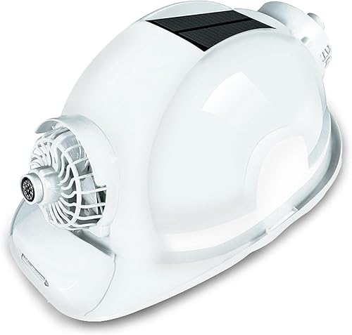 Casco de construcción para hombre con ventilador solar y luz, casco de trabajo impermeable para construcción y mejoras del hogar, salida USB