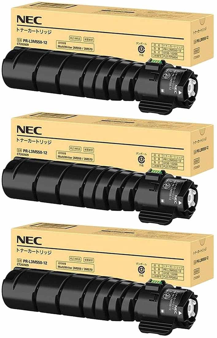 Amazon | NEC 純正 PR-L3M550-12 トナーカートリッジ 3本 | NEC 