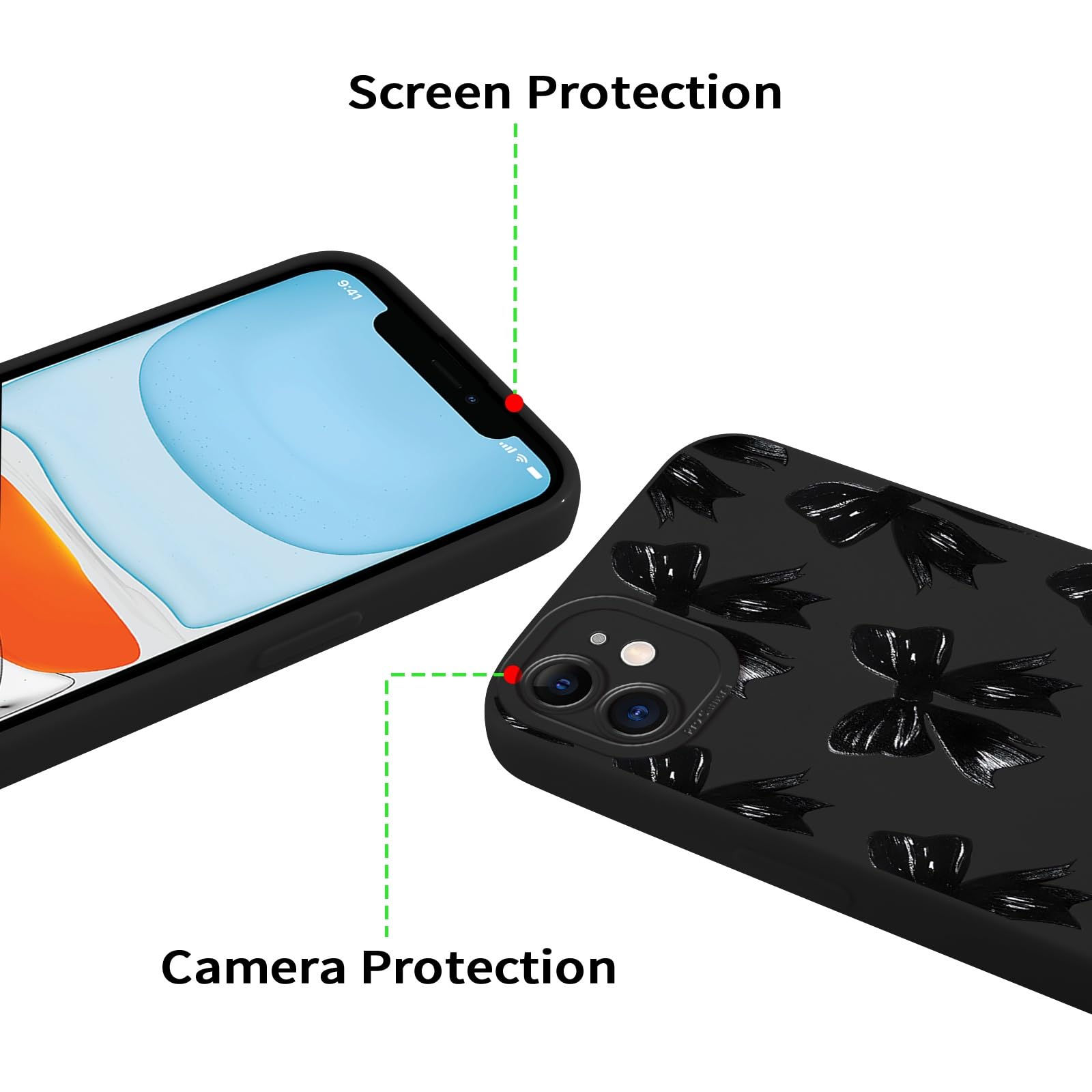 Coque Avec Cordon Pour IPhone 11 – Silicone, Motif Chat étoilé, Longueur Réglable | Protection Antichoc, Style Mignon