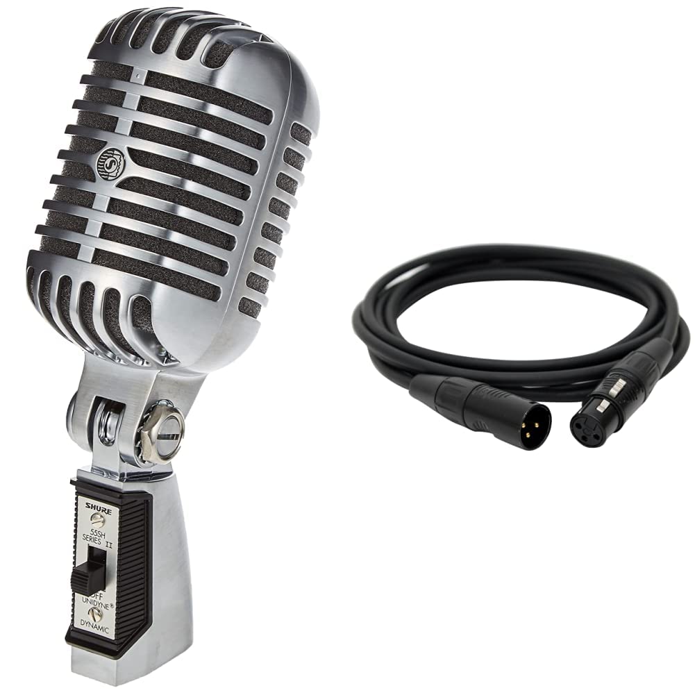 Mic Shure 55SH Series II & Digiflex HXX-10 Performance Series Hi