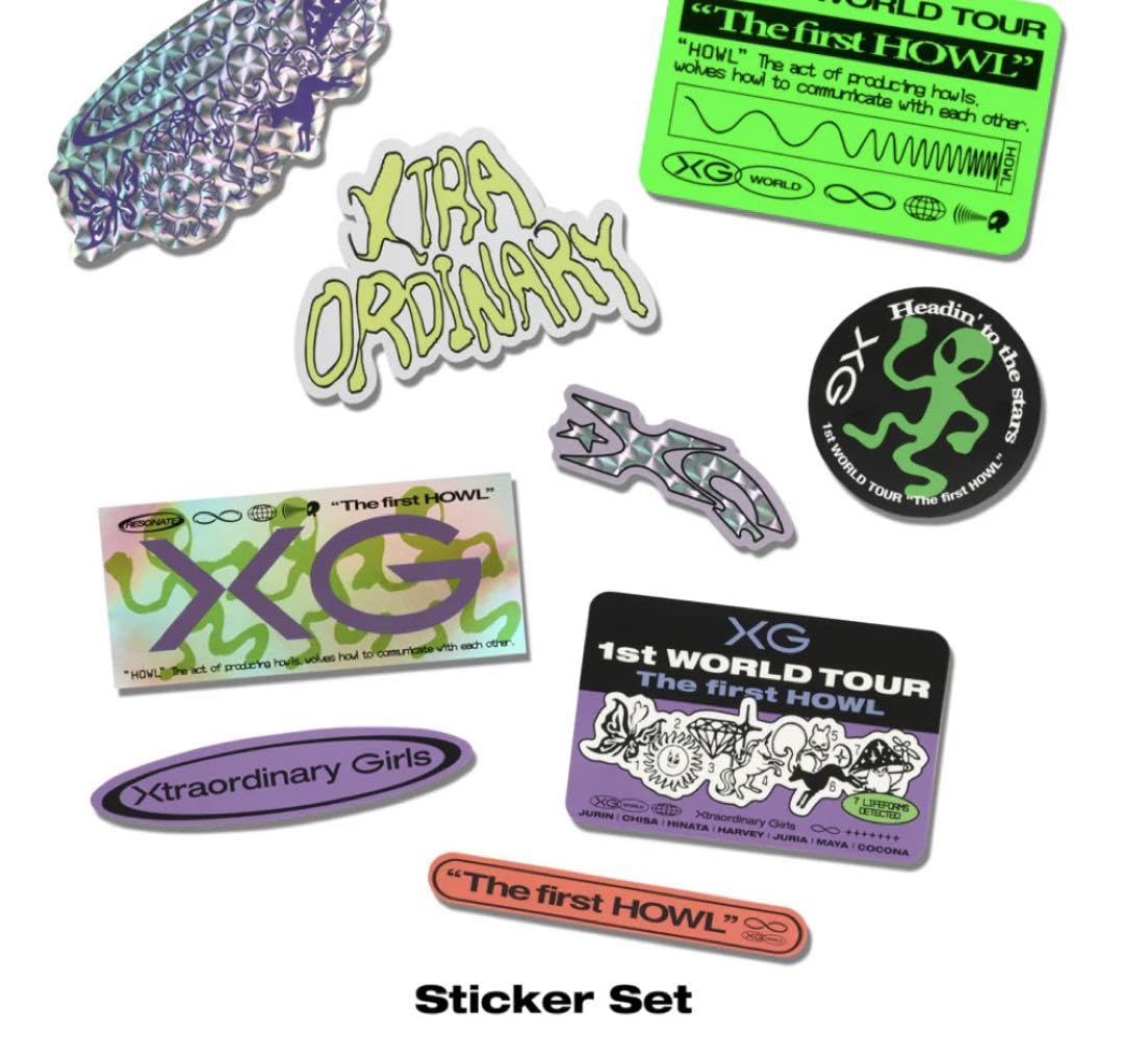 XG The first HOWL 新規入会特典 トレカセット XG 1st WORLD TOUR “The first HOWL” EXHIBITION Landing at