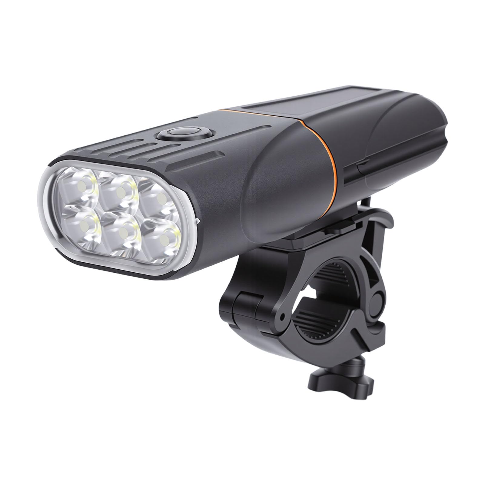 banapoy Front Bike Light, 1600LM USB Rechargeable Bright Mountain Bike Lights, 360 Rotation Holder, Power Bank Function, Headlight for Road Mountain Night Cycling