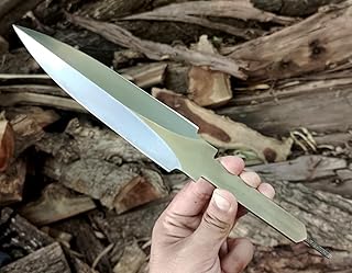 ! Blank Blade For Knife Making Custom Handmade Fixed Blank Blade - D2 Steel Hunting Blank Blade Knife Mking Knife Blank Blade - Unique Blades