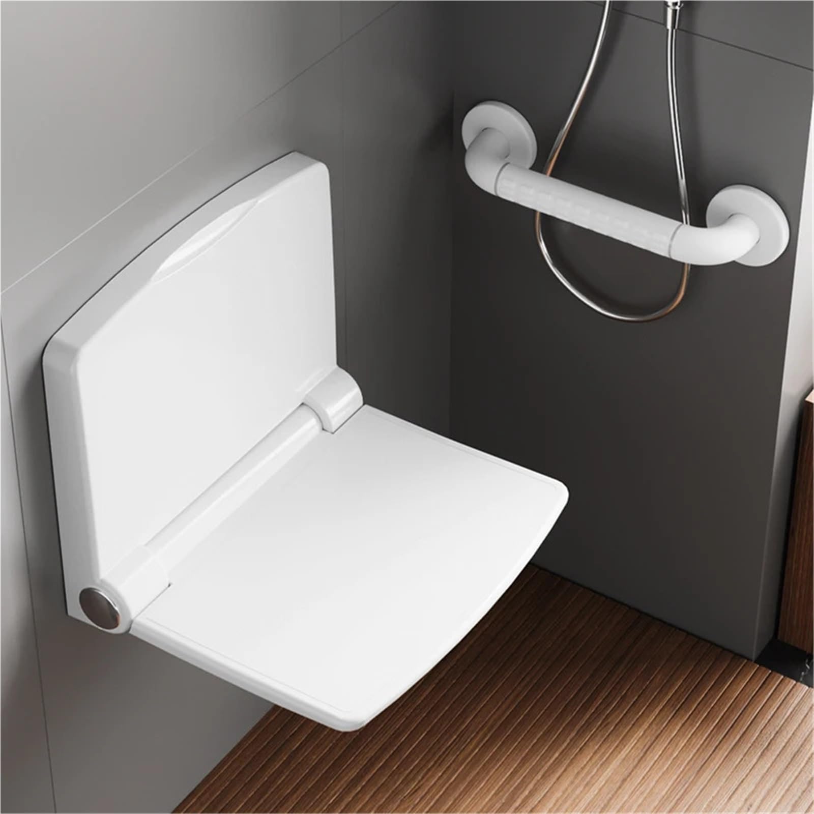 Sedia Doccia A Muro Sgabello pieghevole da bagno