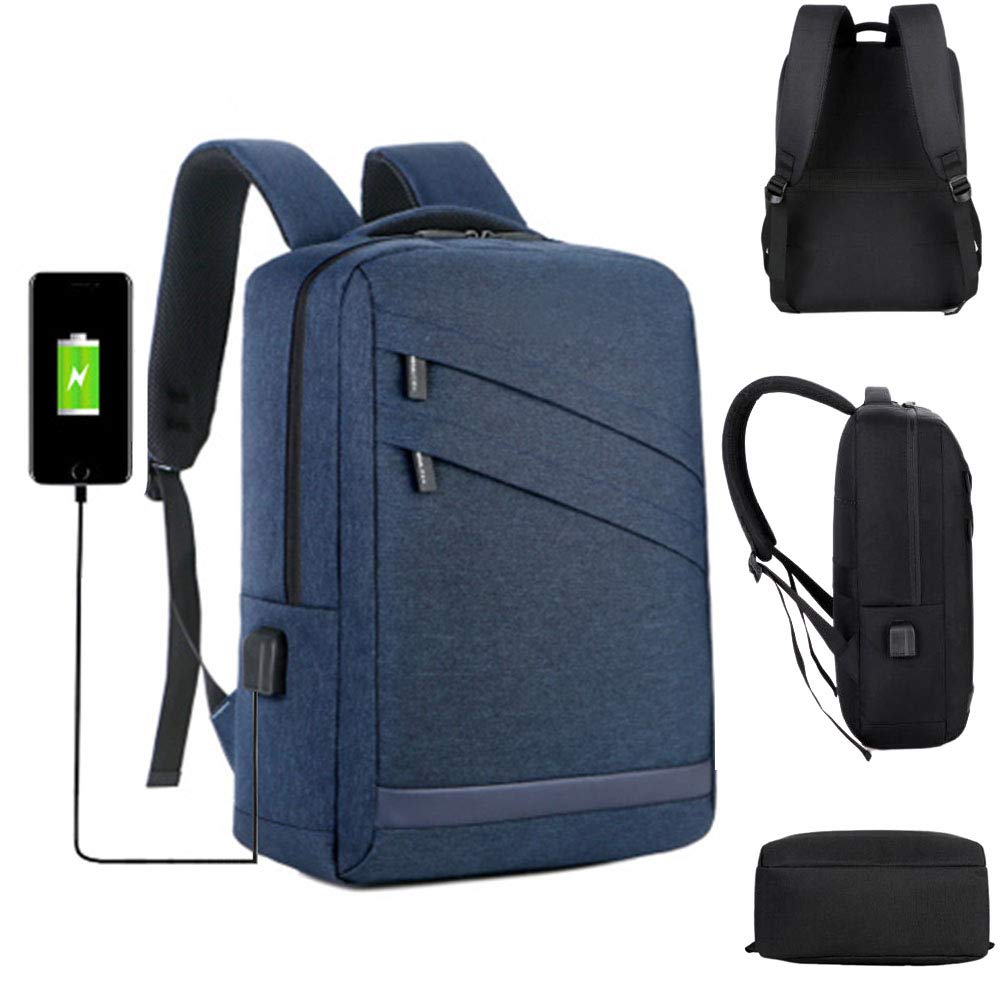 Inateck Zaino Antifurto Uomo Zaino Porta PC 15.6 Pollici con Cerniera