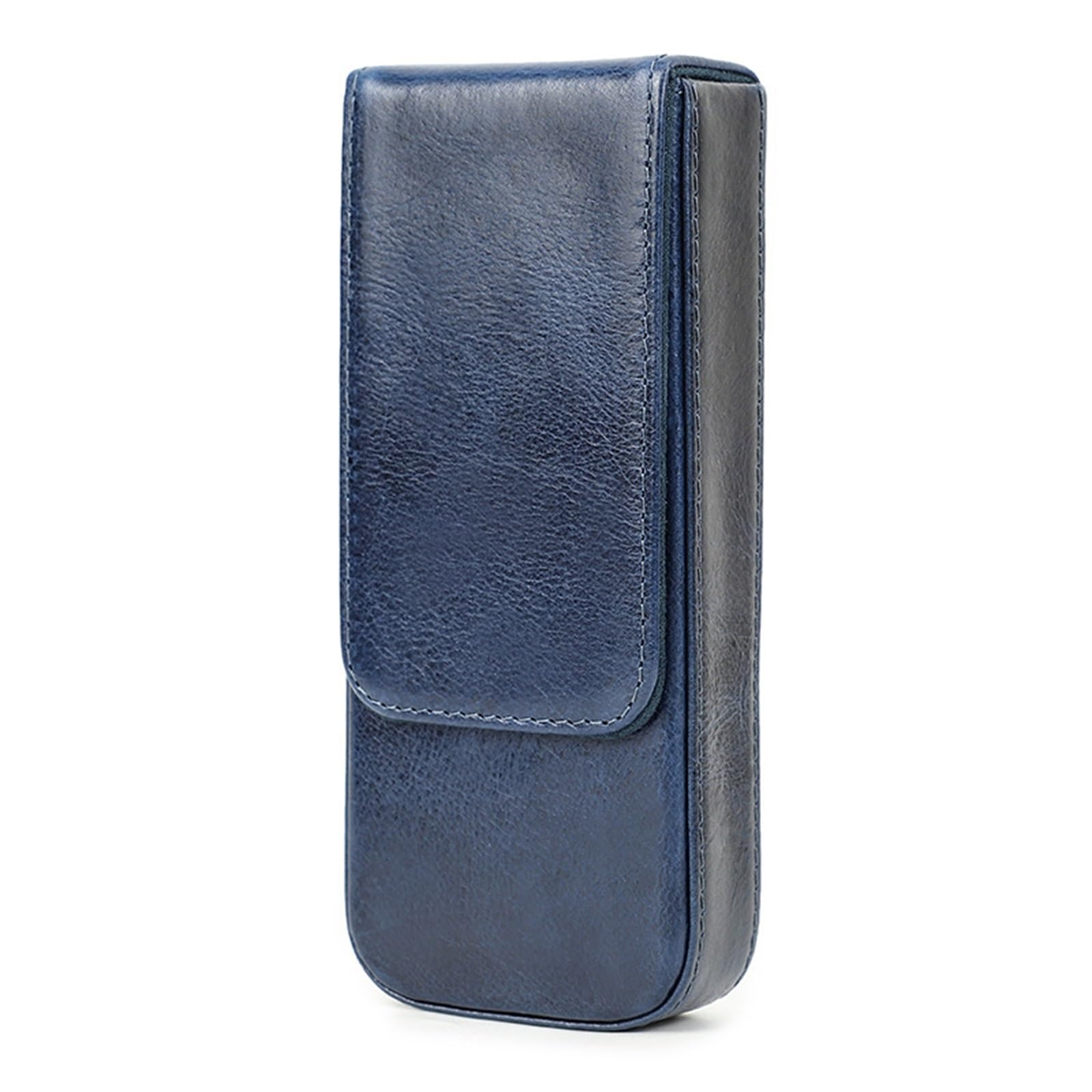 Kategoria: Skrzynki z bieżącą wodą, Skórzany piórnik Organizer na długopisy Wielokolorowy 16,5x7x3cm(Blue)