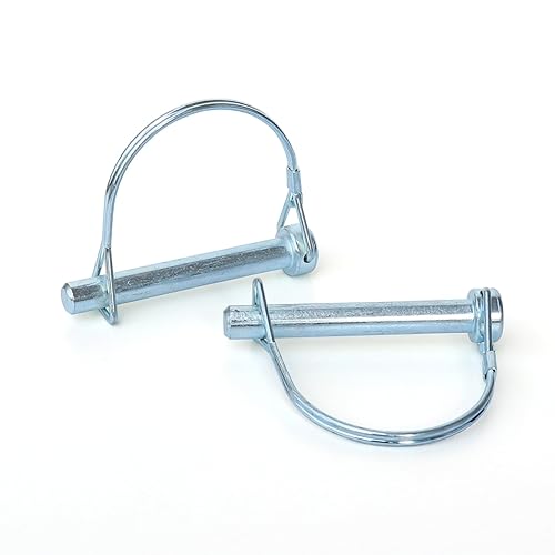 Vista 14 de Pasador de acoplador de remolque, 2 pasadores de enganche Tivnhuils para remolque, pasador de acoplador de seguridad de acero al carbono chapado