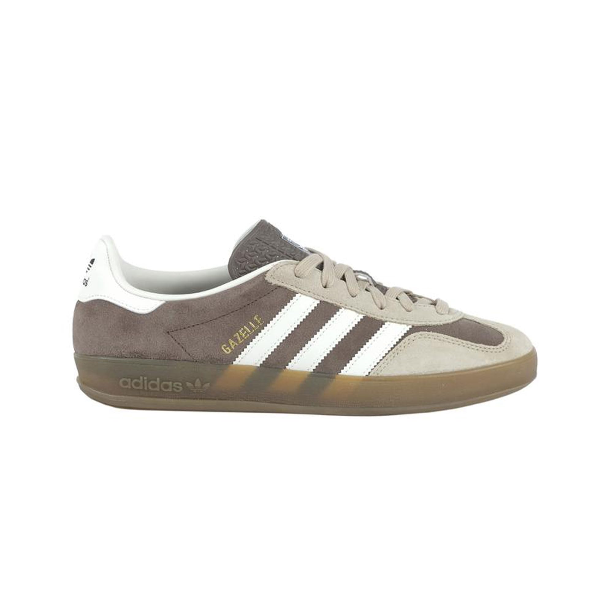 adidas Gazelle Indoor Men's Sneakers, Earth Strata/Cloud White/Magic Beige, Size 9.5