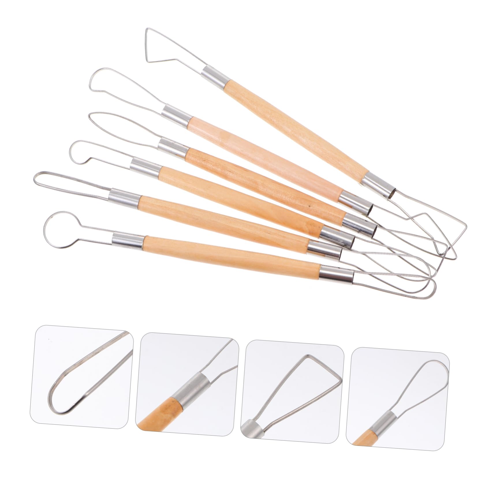 Lurrose 30stücke Teiliges Tonmodellierwerkzeug Aus Edelstahl Ergonomisches Sculpting Tool Für Kneten Schnitzen Glätten Und Formen Für Hobby Und Profis Der Töpferkunst