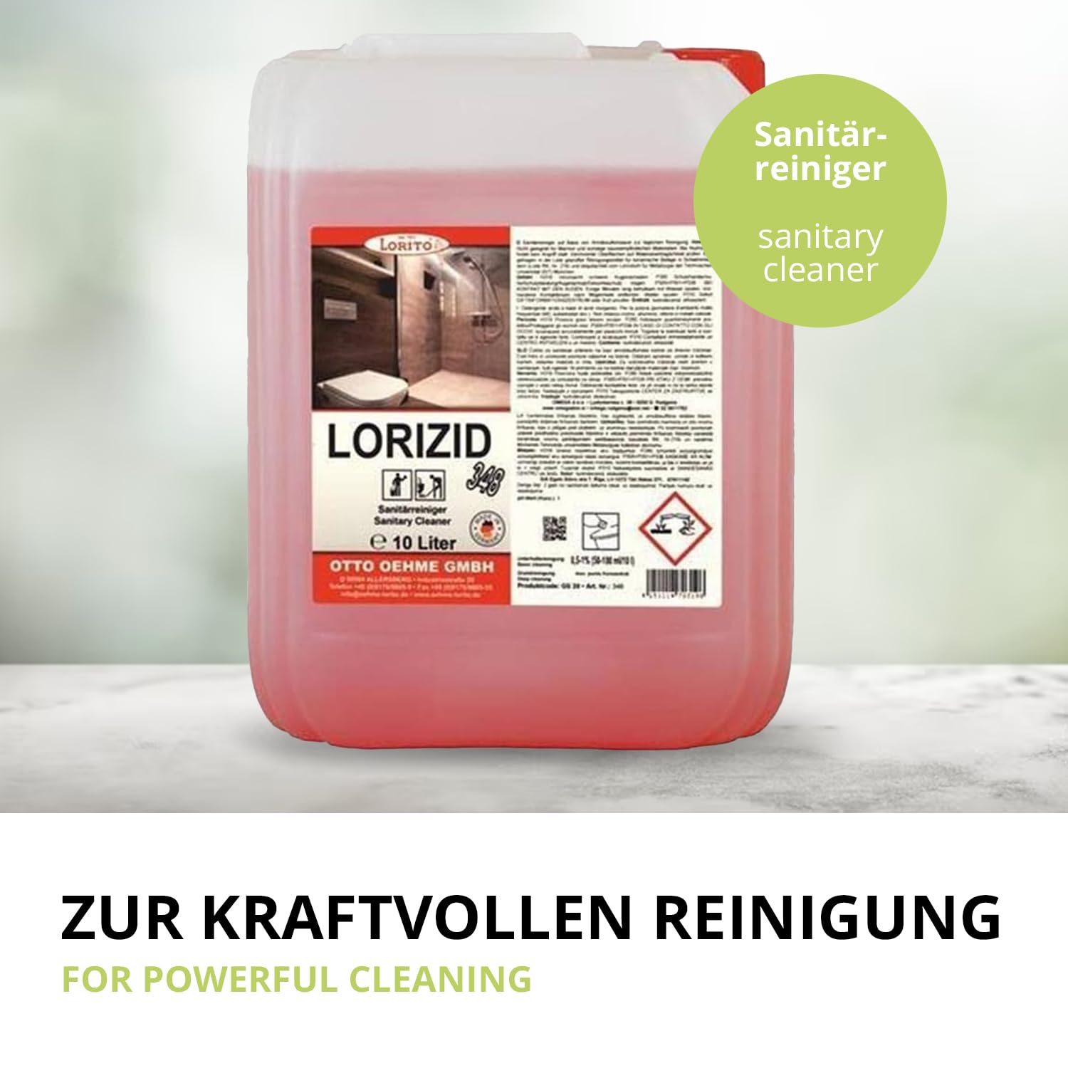 Loritol Lorizid Sanitärreiniger Konzentrat 10L Badreiniger extra stark