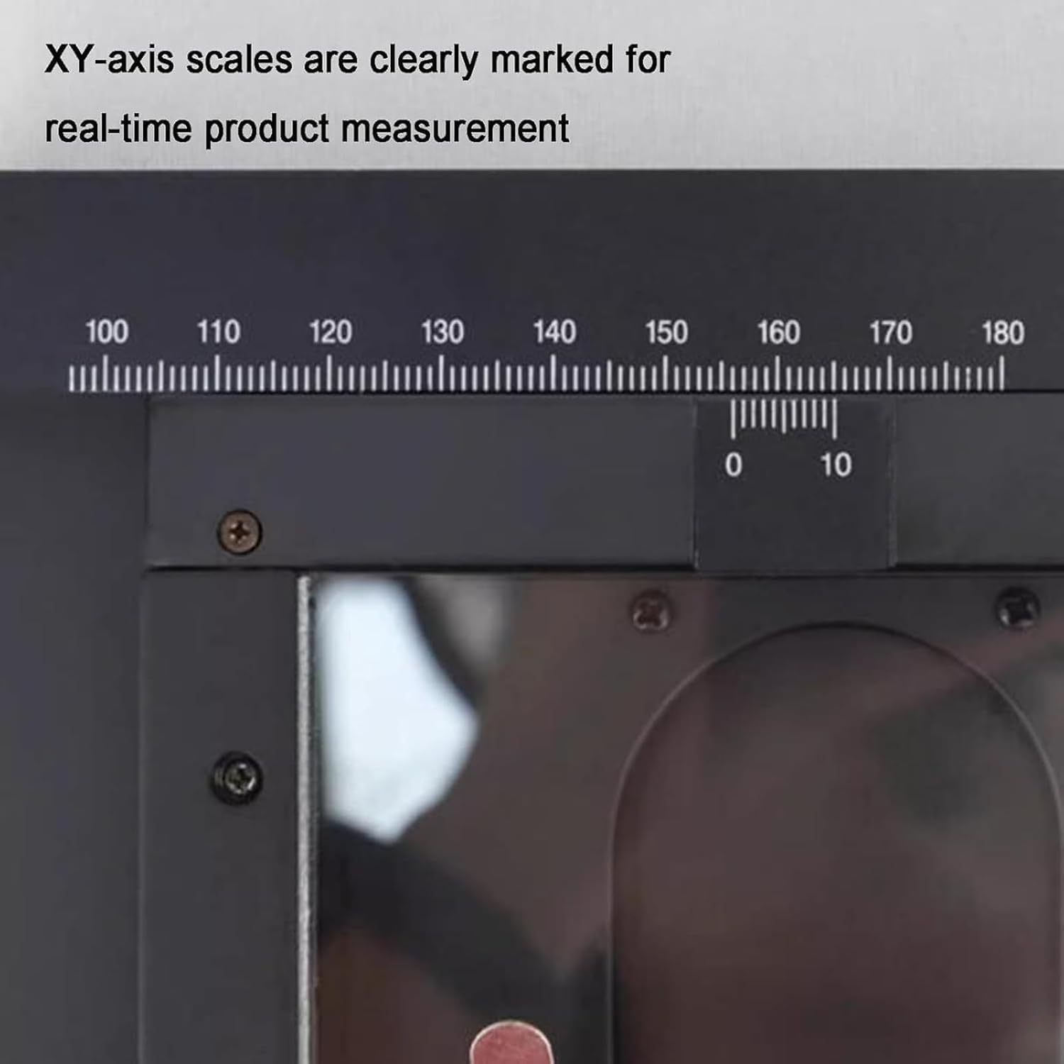 Hochgenaues Mikroskop Xy-Gleittisch, mobiles Design mit 75 mm horizontalem und 56 mm vertikalem Verfahrbereich, Präzisions-Lesegerät von 1 mm für Mikrofotografie und Untersuchung
