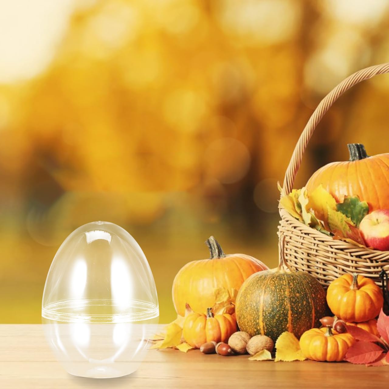12 Stück Ostereier Durchsichtig Mit Flachem Boden Befüllbare Ornamente Für Osterpartys Süßigkeitenverpackungen Kleine