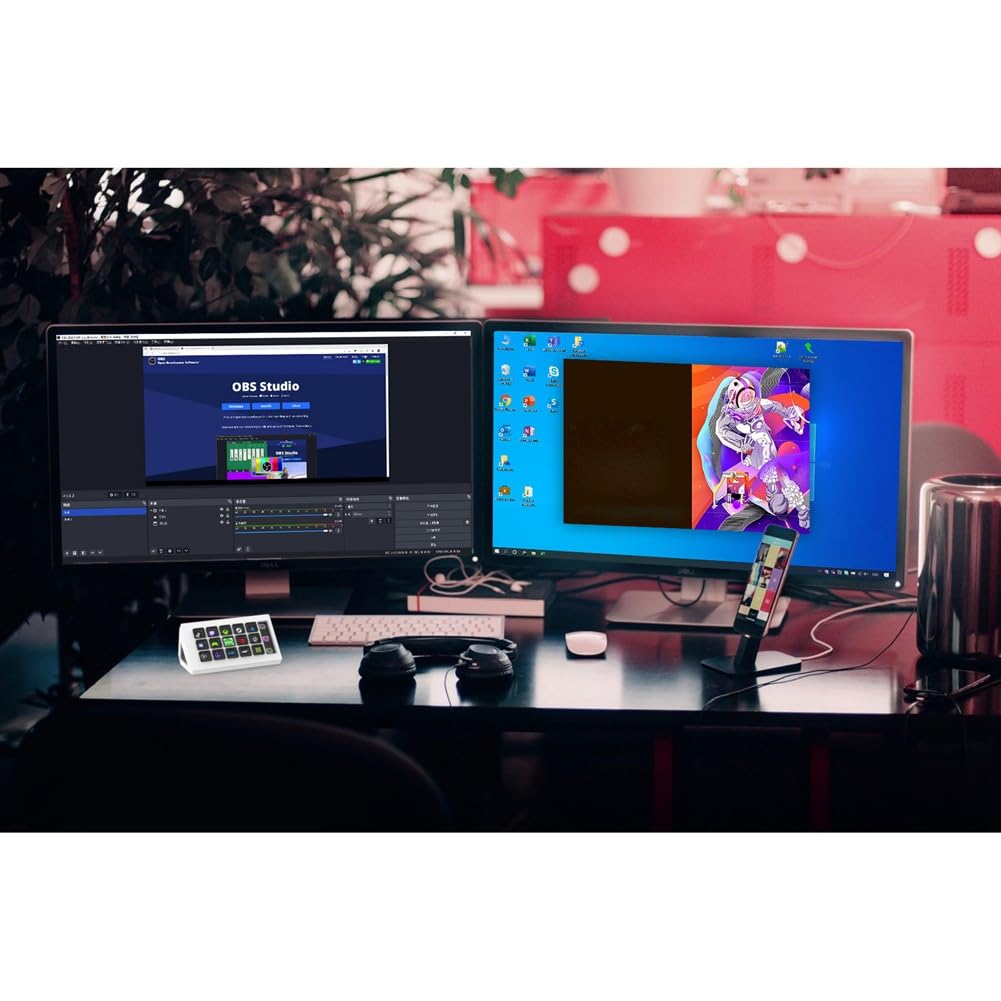 Amazon | Webolu ストリームデッキ ビジュアルキーボード LCD ボタン 