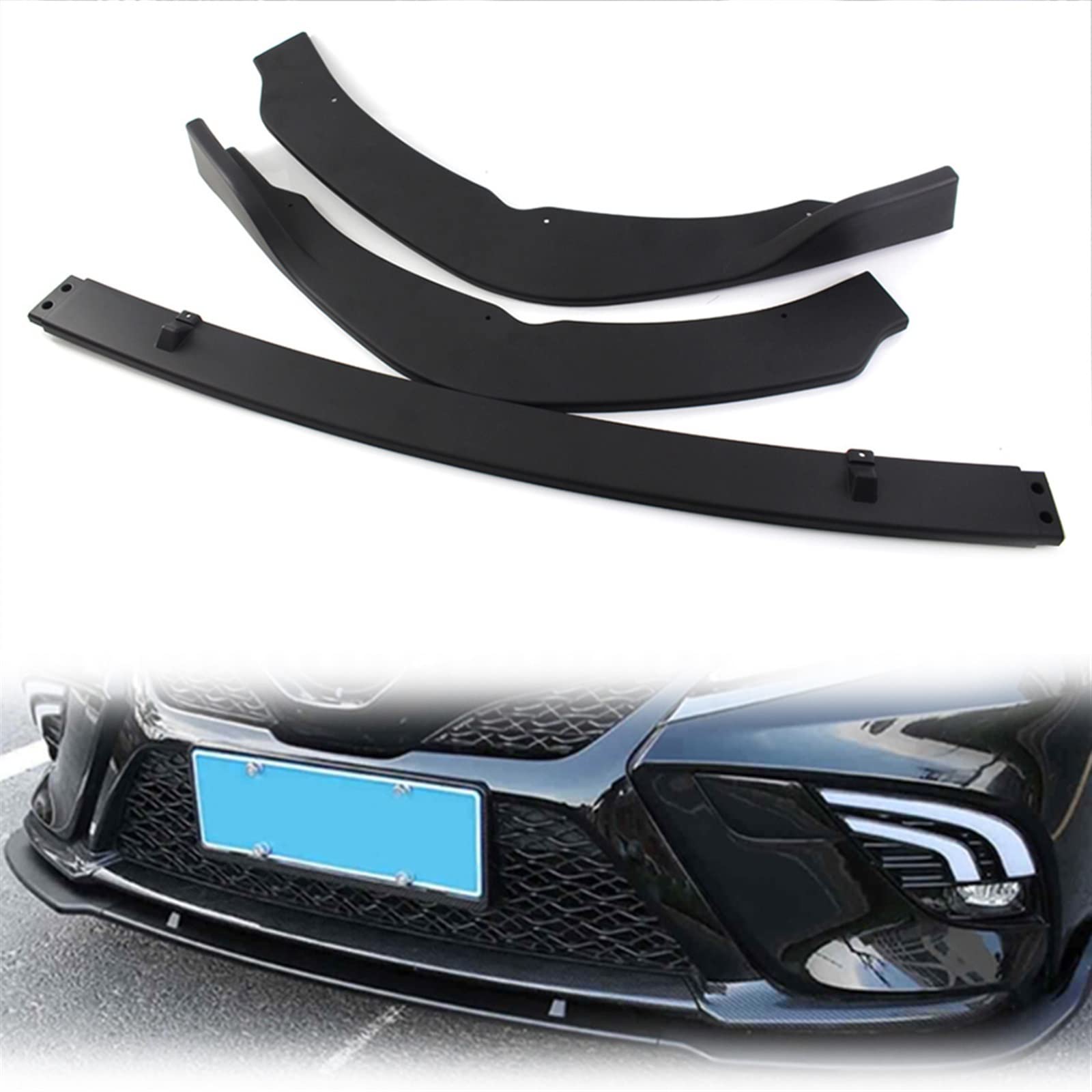 Kits de carrosserie spoiler avant Camry XSE SE séparateur pare-chocs