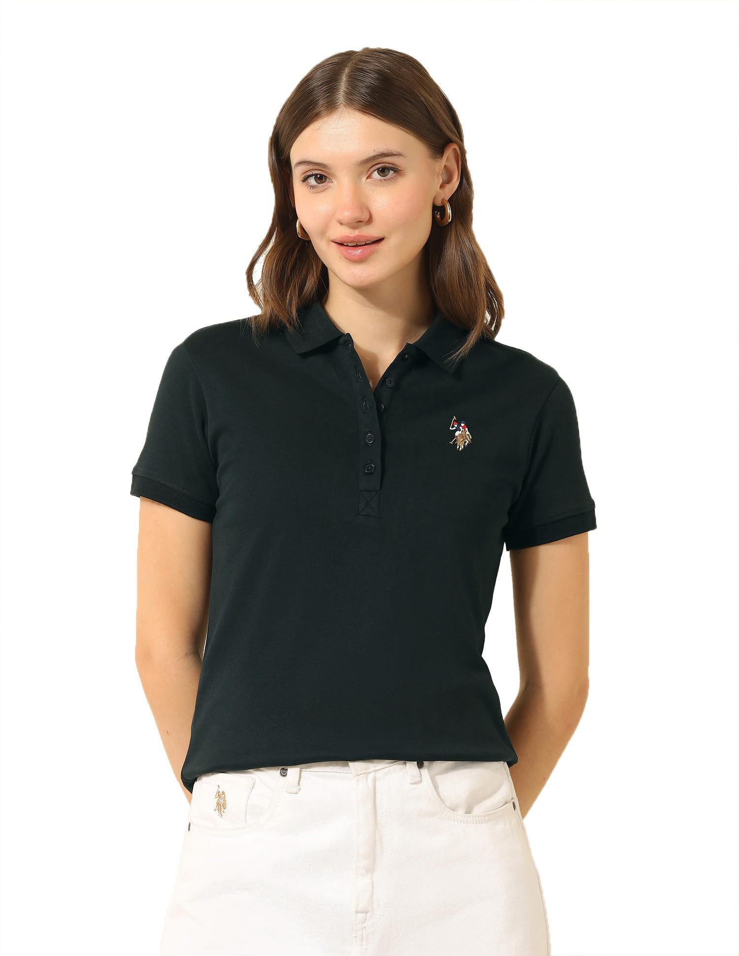 Women's Regular Fit Polo Shirt (UWSS25PTS272