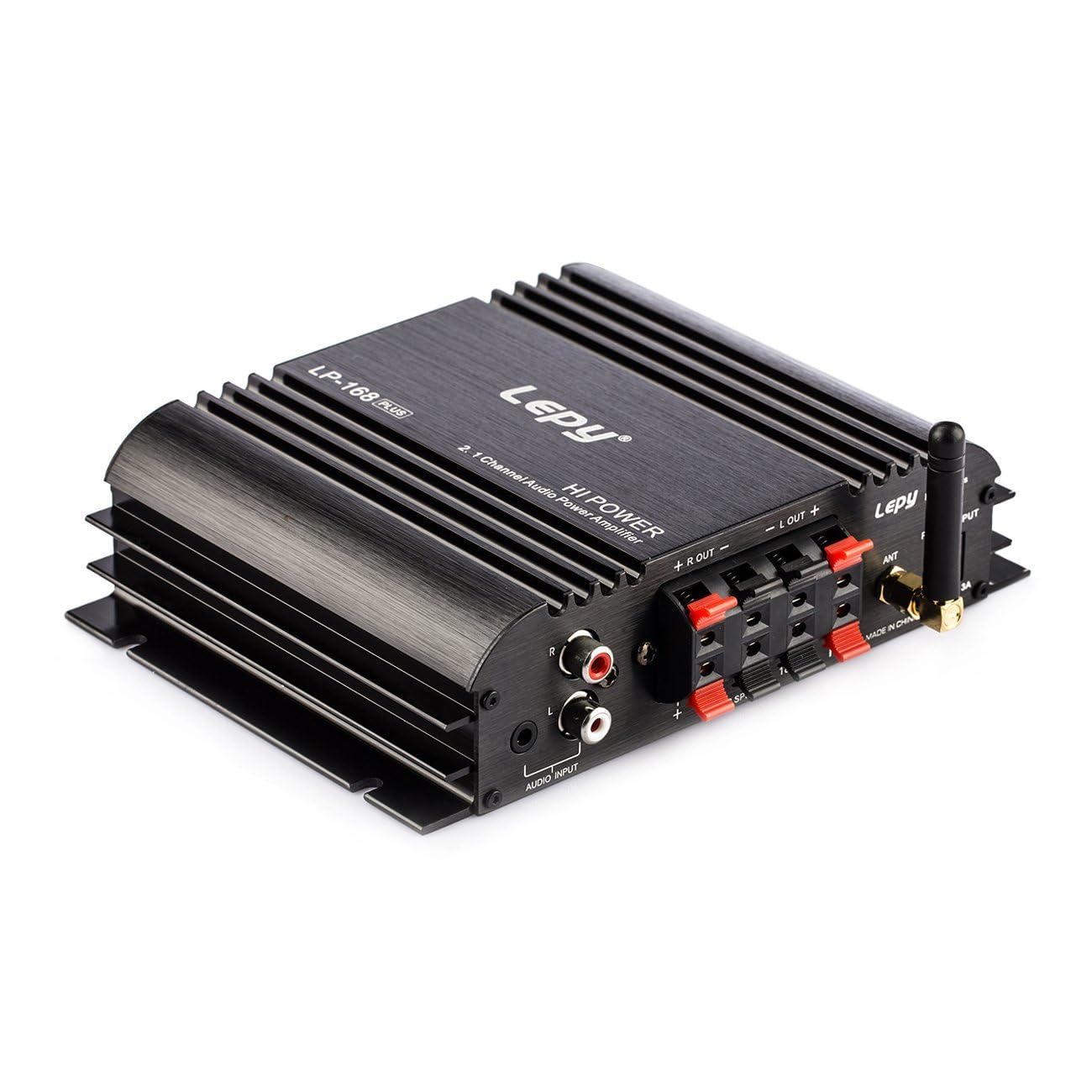 DollaTek LEPY LP-168 Plus Bluetooth 2.1 Chaîne IR 2X 45W 1x 68W Hi-FI Amplificateur de Voiture stéréo numérique Audio USB MP3 MP4 DVD Amplificateur de Voiture LED Light