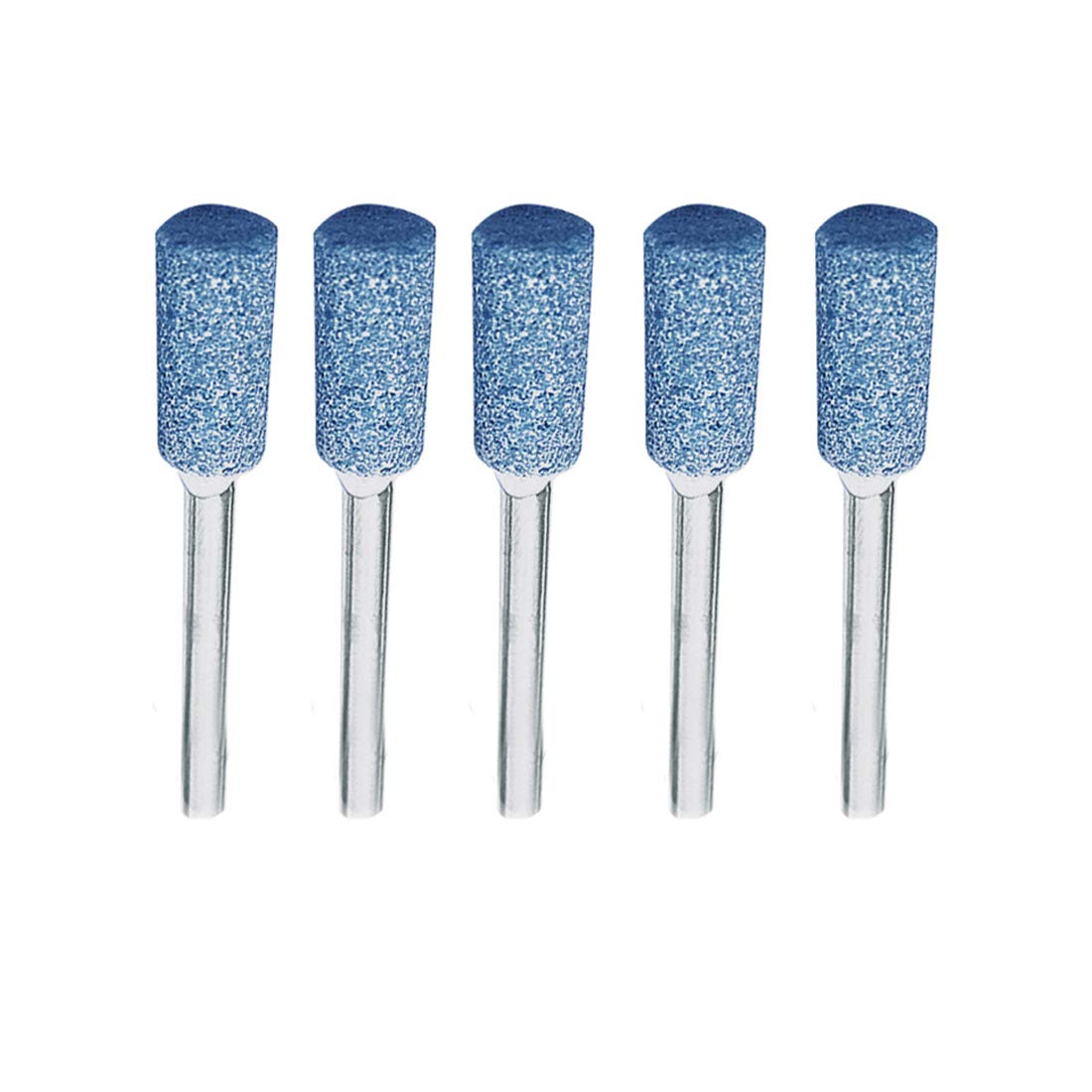 Corundum Grinding Heads, Abrasive Mounted Stone Grinding Wheel Head, Rotary Tools Deburring Polishing Bits Set, with 1/8
