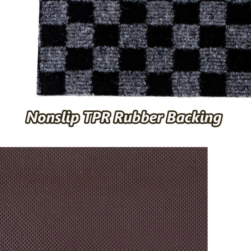 Miniatura 2 de ALTRUISTIC Alfombra antideslizante de 3 x 10 pies, tamaño personalizado, tapete de pasillo para interiores y exteriores, para piso, entrada, cocina,