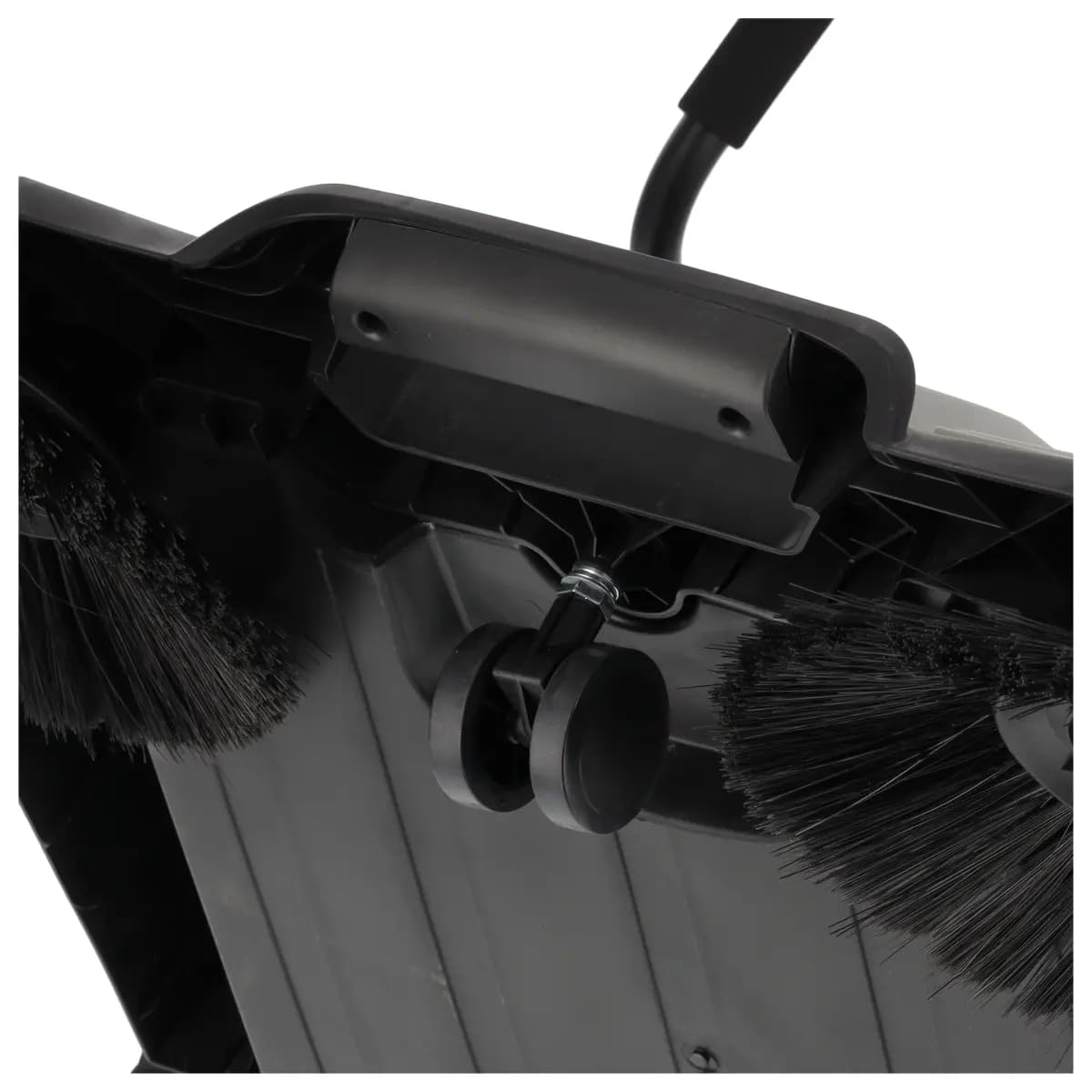 DEDRA Spazzatrice a mano, 3 spazzole, larghezza spazzatrice 650 mm, contenitore 18 l, capacità: 2600 m2/ora, manubrio regolabile, ruote robuste, impugnatura ergonomica