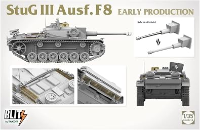 Tacom Blitz TKOB8013 1/35 German Army No. 3 Assault Gun F8 Initial Model Plastic Model