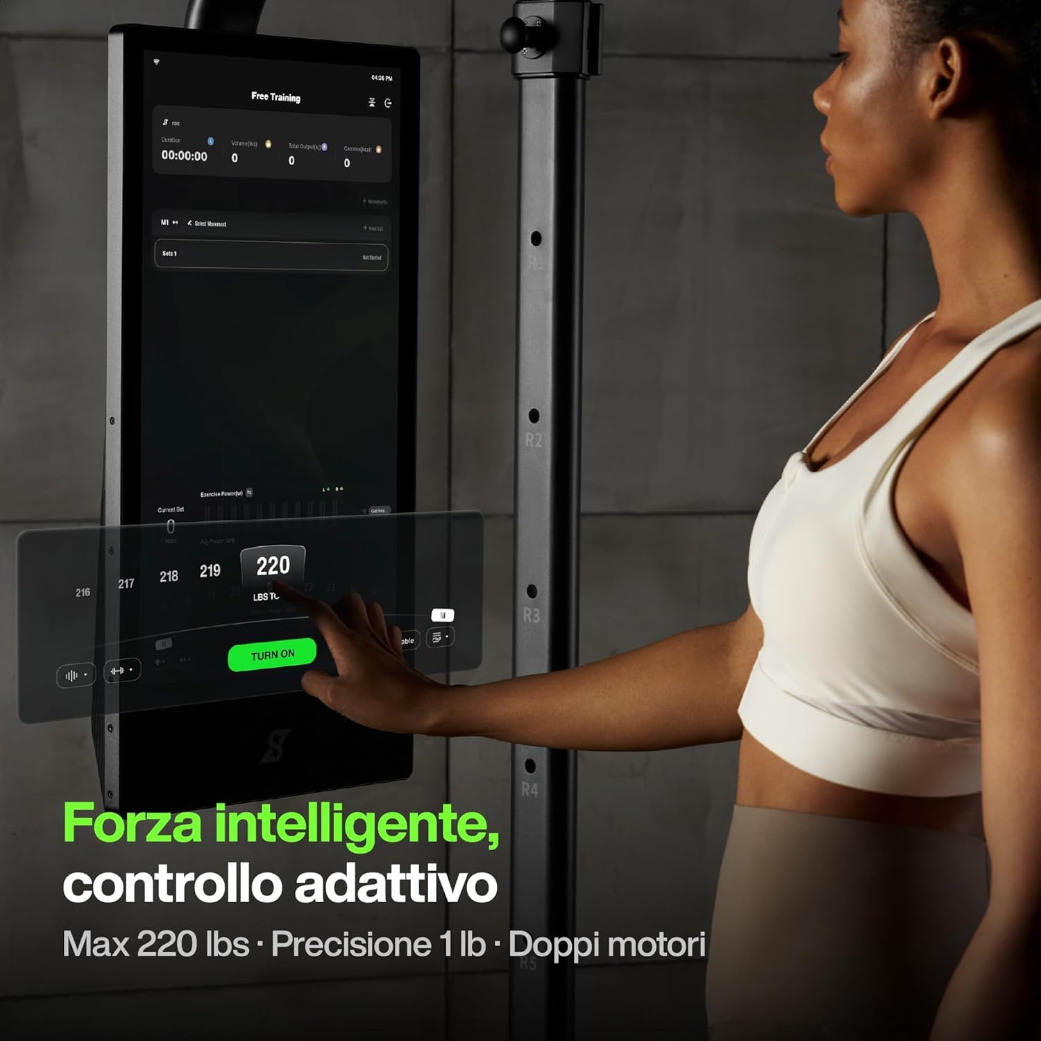 Speediance Gym Monster 2 Works Plus, Smart Home Gym, Upgraded AI-Powered Home Training Machine, Multifunzionale, Attrezzature per il fitness, All-In-One Training Station