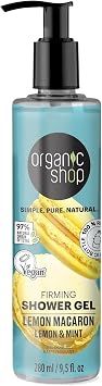 Organic Shop Shower Gel Firming Lemon Macaron, Lemon & Mint, 280 ml