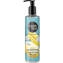 Organic shop Lemon & Mint Shower Gel, Skin Firming Body Cleanser, 100% Vegan & Organic, Deep Moisturizing Skin Cleanser, Nourishing Body Wash. 9.5 Fl Oz