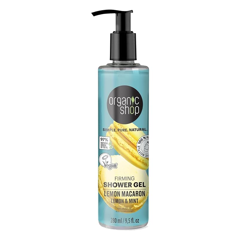 Gel de banho Organic Shop Limão e Hortelã, 281 mL